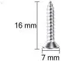 Hulless 2.4 x 1.5 Inch Metal Flat Straight Brace Bracket 1.2 MM Thickness Metal Flat Straight Mending Plates Fixing Corner Brace for Furniture, Wood, Shelves, Cabinet, 10 Pcs