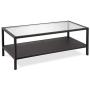 Henn&Hart Coffee Table, One Size, Black