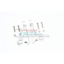 GPM for Traxxas E-Revo 2.0 VXL Brushless (86086-4) Upgrade Parts Aluminum Front Rocker Arm Set - 1Pr Set Silver