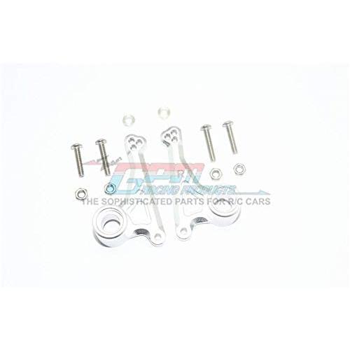 GPM for Traxxas E-Revo 2.0 VXL Brushless (86086-4) Upgrade Parts Aluminum Front Rocker Arm Set - 1Pr Set Silver
