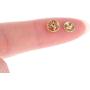 RUIYELE 120Pcs 5mm Mixed Color Mini Round Button Buckle Metal Snap Buttons Clip Press Stud Fasteners Press Button Craft Sewing Parts for DIY Doll Toy Clothes Sewing Accessories(6colors)