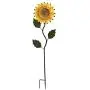 Grace Home Metal Sunflower Garden Stake,Large Sunflower Garden Patio Lawn Yard Stake Metal Sunflower Patio Garden Yard Outdoor Decoration 39H Grace Home Metal Sunflower Garden Stake,Large Sunflower Garden Patio Lawn Yard Stake Metal Sunflower Patio Garden Yard Outdoor Decoration 39H