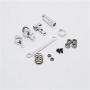 Yaootely for WLtoys 1:14 144001 RC Car Full Upgrade Spare Parts Metal C Seat Steering Cup Swing Arm Central Drive Shaft,Silver