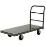Vestil ECSPT-2448 Steel Platform Truck, 6'' x 2'' Rubber Caster, 2000 lbs Capacity, 48'' Length x 24'' Width x 11.8'' Height Deck Vestil ECSPT-2448 Steel Platform Truck, 6'' x 2'' Rubber Caster, 2000 lbs Capacity, 48'' Length x 24'' Width x 11.8'' Height Deck