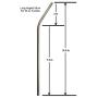 RAINIER Stainless Steel Metal Drinking Straws | Fits Yeti RTIC or Any 20 or 30 oz Tumbler| Extra Long Reusable Ecofriendly | Set of 8 Angled Straws with Silicone Silencers, Comfort Tips, 2 Brushes