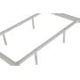 DHP Jenny Lind Metal Twin Bed Frame in White