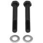 Supreme Suspensions - Lift Kit for 2005-2020 Ford F250 F350 Super Duty [4WD] Leveling Kit 2.5'' Front Aircraft Billet Coil Spring Spacers + Shock Extenders (Silver)