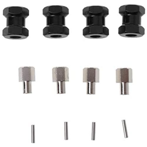 YU-NIYUT 4PCS Wheel Hex Hub M12 12mm Extension Adaptor M15 15mm 4 Longer Combiner Coupler Alloy for 1/10 RC Crawler RC Spare Parts, Modification Fun & RC Lovers Choice YU-NIYUT 4PCS Wheel Hex Hub M12 12mm Extension Adaptor M15 15mm 4 Longer Combiner Coupler Alloy for 1/10 RC Crawler RC Spare Parts, Modification Fun & RC Lovers Choice