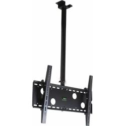 VideoSecu TV Ceiling Mount Bracket for Most 37'' to 75'' LCD Plasma Flat Panel,Some up to 75'' LED TV with VESA 400X400 600x400 684x400 700x400mm, Ceiling Pole Extends from 39'' to 63'' MPC51B M10