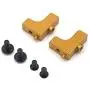 JVSISM for 144001 124019 124018 Metal Servo Mount Fixed Seat Upgrade Accessories RC Car Parts,Yellow