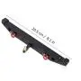 fosa Metal Rear Bumper with LED Light Trailer Hook for 1/10 RC Axial SCX10 II 90046 TraxxasTRX-4 Remote Control car