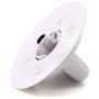 WE1M654 Dryer White Timer Control Knob with Metal Ring for General Electric GE Kenmore Sears RCA Hotpoint Dryer, Replaces AP3995088, 1264290, AH1482197, EA1482197, 212D1726