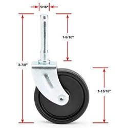 SHOP-VAC 4204200/6771200 Metal Shank Caster Wheel