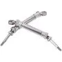 T best RC Rear Drive Shaft Set, 1/10 RC Metal CVD Transmission Shaft Fit for Traxxas Slash Car NSV775(Titanium)