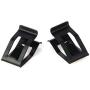 Platicat 15 Pcs Universal Auto Car Front Console Dash Dashboard Trim Metal Retainer Black