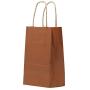 PTP BAGS Copper Penny Rust 5'' x 3'' x 8'' Tote Bags [Pack of 250] Recyclable Metallic Kraft Paper Gift Bags