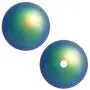 Swarovski Crystal, 5810 Crystal Round Pearl Beads, 8mm, Scarabaeus Green, 50 pc Strand