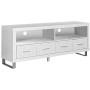 Monarch Specialties , TV Console with 4 Drawers, White, 60''L
