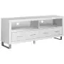 Monarch Specialties , TV Console with 4 Drawers, White, 60''L