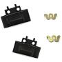 Replacement Headband Hinge Clip Cover + Pin Repair Parts Kits Set Accessories Compatible with Solo3 Wireless Solo2 Wireless Over-Ear Headphones (Matte Black)