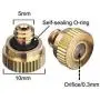 20 Pack Brass Misting Nozzles Tees, Brass Spray Nozzles for Greenhouse Landscaping, Dust Control Mist Nozzle Sprinkler for Outdoor Cooling System 0.012 Orifice (0.3 mm) 10/24 UNC Garden 20 Pack Brass Misting Nozzles Tees, Brass Spray Nozzles for Greenhouse Landscaping, Dust Control Mist Nozzle Sprinkler for Outdoor Cooling System 0.012 Orifice (0.3 mm) 10/24 UNC Garden
