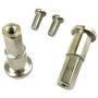 freneci 1/12 Remote Control Car Metal Upgrade Parts Rear Wheel Axle Fit for WPL D12 Spare Fittings Replacement Accessories - Rear Axles