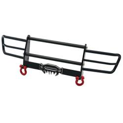 LCX Racing 1/10th RC Crawler Car Metal Front Bumper Full Width Push Bar Front Bumper for TRX4 TRX-4 Axial SCX10 II 90046 90047, Upgrades Parts Accessories