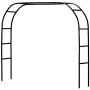 Metal Pergola Arbor,7.5 Feet Wide x 6.4 Feet High or 4.6 Feet Wide x 7.9 Feet High,Assemble Freely 2 Sizes,for Various Climbing Plant Wedding Garden Arch Bridal Party Decoration Wide Arbor