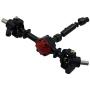 Facibom Metal Front Rear Bridge Axle Differential Gear for WPL B14 B24 B16 B36 C14 C24 C34 1/16 RC Car Upgrade Parts,Black