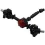 Facibom Metal Front Rear Bridge Axle Differential Gear for WPL B14 B24 B16 B36 C14 C24 C34 1/16 RC Car Upgrade Parts,Black