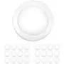 PARMIDA (24 Pack) 5/6” Dimmable LED Disk Light Flush Mount Recessed Retrofit Ceiling Lights, 15W (120W Replacement), 5000K, Energy Star & UL-Listed, Installs into Junction Box Or Recessed Can, 1050lm