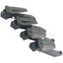 4 Pieces Motor Spare Replacement Parts with Motor & Propeller Supplies for E58 JY019 S168 RC Drone Accessories