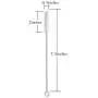 2 Qty Drink Straw Cleaning Brush - Bristle Cleaner for Stainless Steel Drinking Straws 2 Qty Drink Straw Cleaning Brush - Bristle Cleaner for Stainless Steel Drinking Straws
