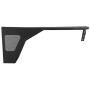 Hooke Road Wrangler TJ Flat Fender Flares Front Steel Armor Wheel Cover Guards Compatible with Jeep Wrangler TJ 1997-2006(2PCS)