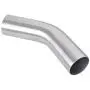 OD 2.5''(63mm), Leg Length 4'' (100mm), 45 Degree Bend Elbow 2.5 Inch 6061 Aluminum Pipe Tube Intercooler Pipe High Class Brushed Treatment Tight Radius Air Intake Tube