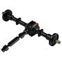 Facibom Metal Front Rear Bridge Axle Differential Gear for WPL B14 B24 B16 B36 C14 C24 C34 1/16 RC Car Upgrade Parts,Black