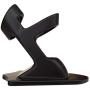 SOURCER Metal Flag Holder, Heavy Duty Black Metal Flag Pole Bracket Mount for House (Black)