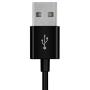 Monoprice USB-A to Micro B Cable - 6 Feet - Black, Polycarbonate Connector Heads, 2.4A, 22/30AWG - Select Series