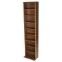 Atlantic Herrin Adjustable Media Cabinet - Holds 261CD, 114DV, 132 Games PN74736249 in Textured Chestnut Atlantic Herrin Adjustable Media Cabinet - Holds 261CD, 114DV, 132 Games PN74736249 in Textured Chestnut