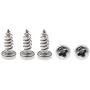 TOUHIA #2 x 1/4'' Pan Head Sheet Metal Screws, Phillips Drive, Full Thread, Stainless Steel 18-8, Bright Finish, Self-Tapping - Pack of 100