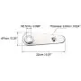 uxcell Frame Turn Button, 7/8'' Metal Indicator Shape with Screws for Hanging Pictures, Photos, Drawings and Posters, 50 Pcs (Silver Tone) uxcell Frame Turn Button, 7/8'' Metal Indicator Shape with Screws for Hanging Pictures, Photos, Drawings and Posters, 50 Pcs (Silver Tone)
