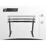 Electric Stand up Desk Frame - FEZIBO Dual Motor and Cable Management Rack Height Adjustable Sit Stand Standing Desk Base Workstation (Frame Only)