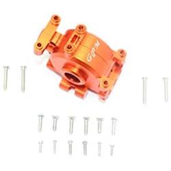 Losi 1:10 Baja Rey / Rock Rey Upgrade Parts Aluminum Front Gear Box - 1 Set Orange
