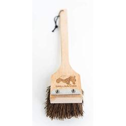 GRILLBADGER. The Safer Grill Cleaning Brush. All Natural. No Metal bristles.