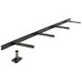 Sheppard Brackets - Floating Shelf Bracket (46 inch) - Heavy Duty - Metal Commercial Grade - Hidden Hardware for Decorative Wall Shelves.