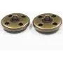 12 Piece Metal Blazer Button Set - for Blazer, Suits, Sport Coat, Uniform, Jacket 25mm(Bronze)