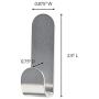 Command Modern Metal Hook, Medium, 1-Hook (MR12-SS-ES), Decorate Damage-Free Command Modern Metal Hook, Medium, 1-Hook (MR12-SS-ES), Decorate Damage-Free