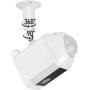 Wasserstein Metal Mount Compatible with Ring Spotlight Cam Battery - Adjustable Indoor/Outdoor Security Mount (2 Pack, White)