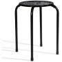 dar Living Daisy Metal Stool, Black (2-Pack)