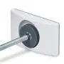 Wall Nanny - Baby Gate Wall Protector (Made in USA) Protect Walls & Doorways from Pet & Dog Gates - for Child Pressure Mounted Stair Safety Gate - No Safety Hazard on Bottom Spindles - Saver